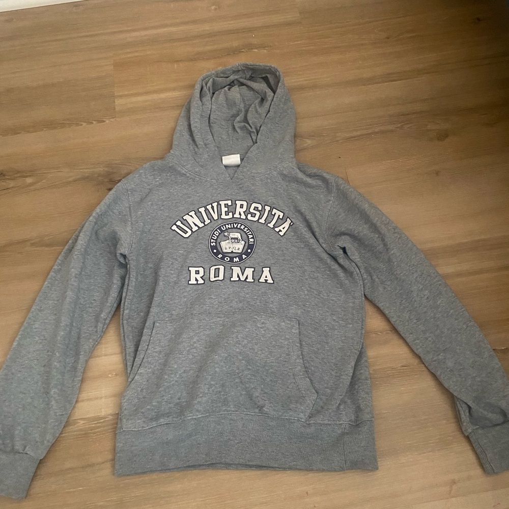 h.i.p. Heather Gray University Roma Hoodie